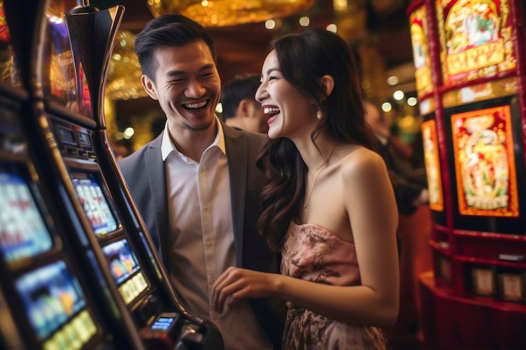 Antarmuka aplikasi mobile motifbet menampilkan kasino langsung dan permainan slot